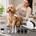 Kit de Toilettage 3-en-1 pour Chien et Chat – Aspirateur, Séchoir & Tondeuse
