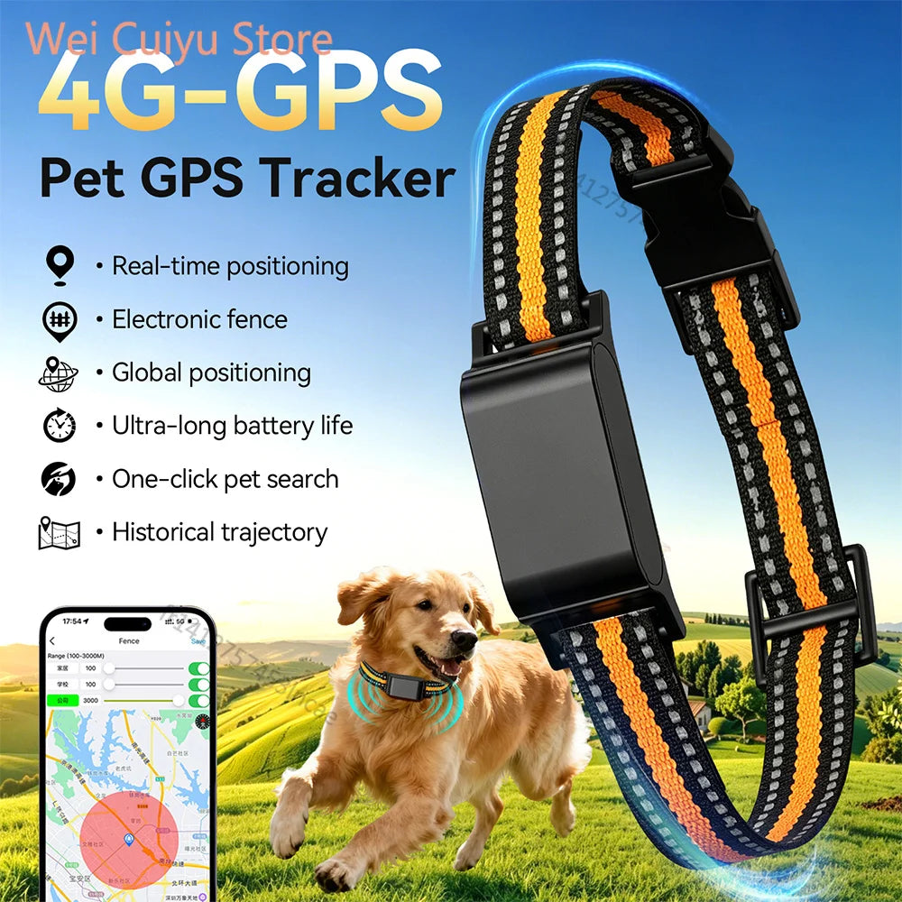PetTrack™ – Collier GPS Intelligent pour Chiens & Chats