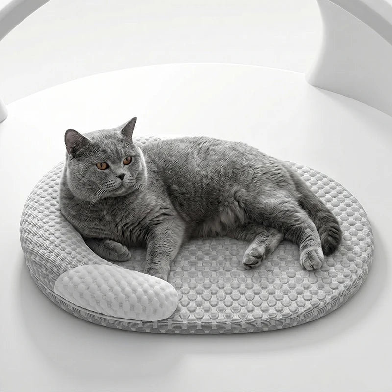 Coussin Rafraîchissant pour Chien et Chat – Tapis Frais Respirant pour l’Été