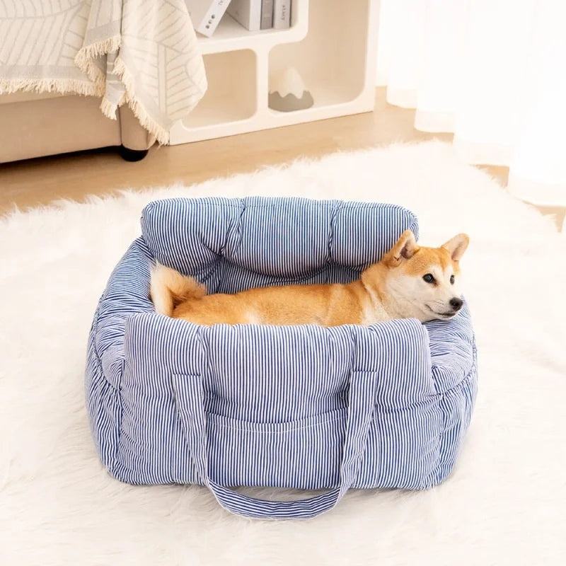 Siège Auto Confort pour Chien & Chat – Rehausseur de Voyage avec Coussin Moelleux